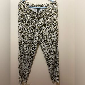 💎 Alison Sheri neon cheetah pant SZ large NWT